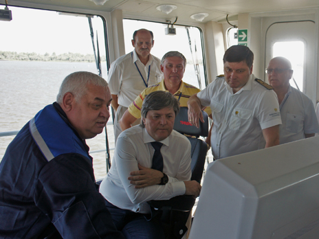 Head of Rosmorrechflot Viktor Olersky Visited the Astrakhan Branch of FSUE “Rosmorport”
