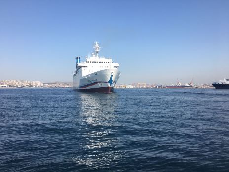 Knyaz Vladimir cruise liner leaves for the port of registration