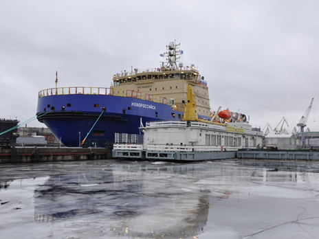 Novorossiysk Icebreaker Leaves in the First Working Voyage