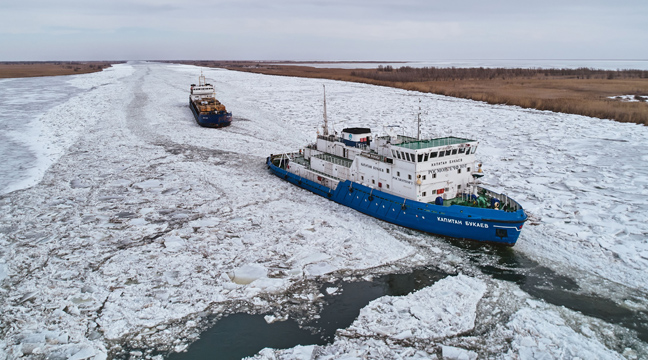 Tariffs for individual icebreaking services and towage services of the Astrakhan Branch changed