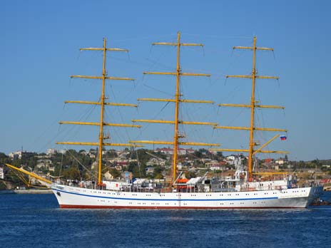 Khersones Sailing Ship Goes to Her First Voyage