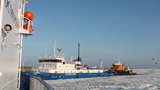 Icebreakers of Astrakhan Branch Take Part in a Rescue Operation 