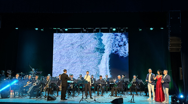 The Far Eastern Basin Branch orchestra gave a concert to the 80th anniversary of higher maritime education in Russia