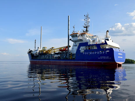 New Dredger Started Operation in the Seaport of Makhachkala