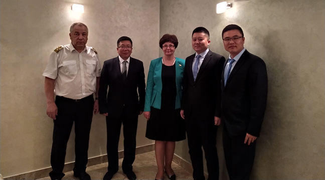 Vanino Branch director meets representatives of China Communications Construction Company