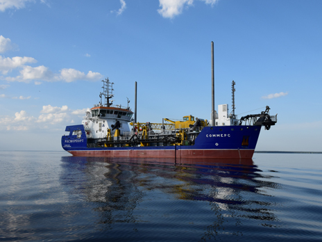 Dredger Sommers successfully completed sea tests