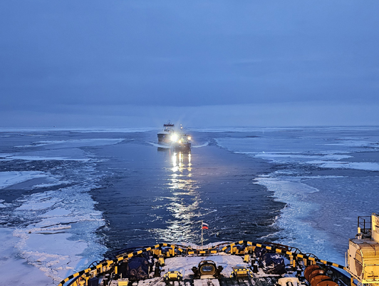 Icebreaker assistance period in the Gulf of Finland is completed