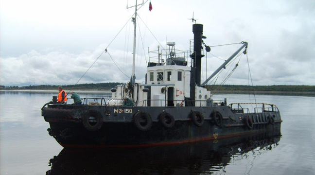 The Arkhangelsk Branch provides the tugboat MZ-150 for crew boat services in the seaport of Naryan-Mar again