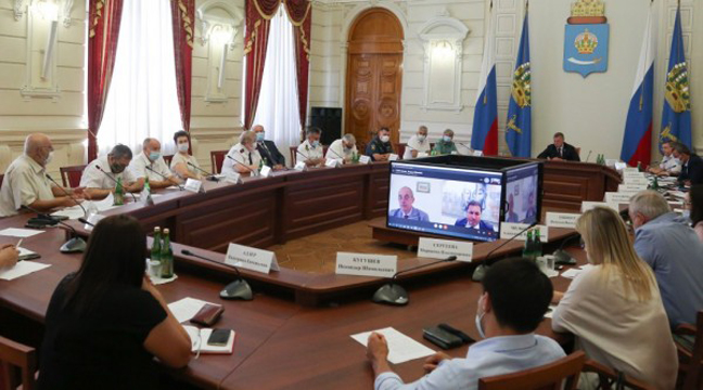 Acting Director of the Astrakhan Branch takes part in a meeting of the Council for Maritime Activities under the Governor of the Astrakhan Region