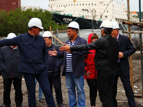 FSUE “Rosmorport” General Director Examined Progress of Reconstruction of Marine Station in Murmansk