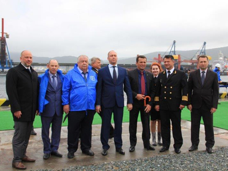 FSUE “Rosmorport” General Director Takes Part in the Official Ceremony of New Berth Construction Completion in the Seaport of Vostochny