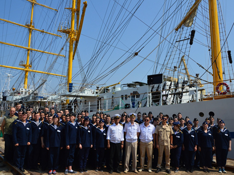 Khersones Sailing Ship Receives First Cadets on Board