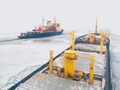 FSUE “Rosmorport” icebreaker provides support on Northern Sea Route