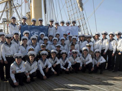Cadets of Nadezhda Sailing Ship Pass GTO norms in Mediterranean Sea