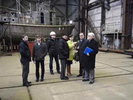 British Consul General in St. Petersburg Visits Onezhsky Ship Building and Ship Repairing Plant 