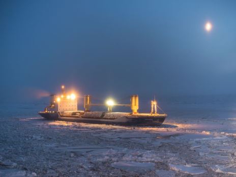 Kapitan Dranitsyn Icebreaker and Two Dry Cargo Ships Stay for Winter on Chukotka