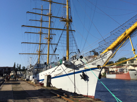Khersones Sailing Ship Takes Part in the Black Sea Tall Ships Regatta