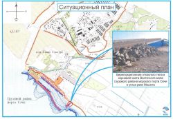 Ситуационный план берегоукрепления откосного типа в морском порту Сочи Ситуационный план берегоукрепления откосного типа в корневой части Восточного мола