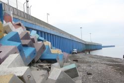 Берегоукрепление вертикального типа в морском порту Сочи Берегоукрепление вертикального типа в морском порту Сочи