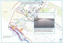 Ситуационный план берегоукрепления вертикального типа в морском порту Сочи Ситуационный план берегоукрепления вертикального типа в морском порту Сочи