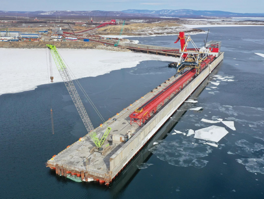 FSUE “Rosmorport” completes the second stage of dredging in the water area of the coal complex in Muchke Bay