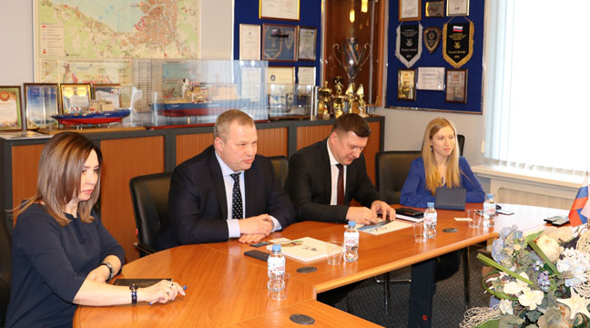 European delegation of dredging group at China Communications Construction Company visits North-Western Basin Branch