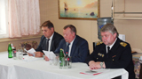 Offsite meeting aboard Kapitan Demidov icebreaker