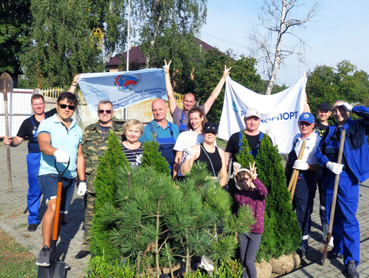 FSUE “Rosmorport” supports the Green Russia All-Russian voluntary clean-up and the Victory Forest campaign