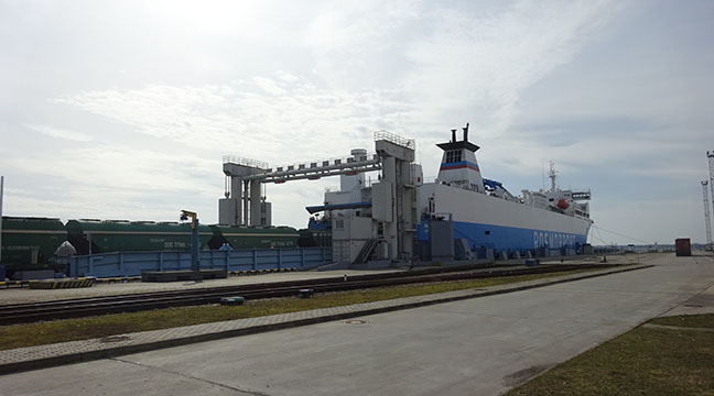 Ferry line to the Kaliningrad region