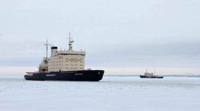 Icebreakers of the North-Western Basin Branch ensure continuous operation of Russian seaports in the eastern part of the Gulf of Finland in winter navigation of 2021-2022