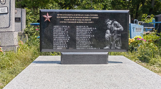 Azovo-Chernomorsky Basin Branch took part in the reconstruction of the mass grave of Soviet soldiers