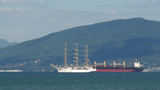 Nadezhda Sailing Ship Leaves for Constanta Port