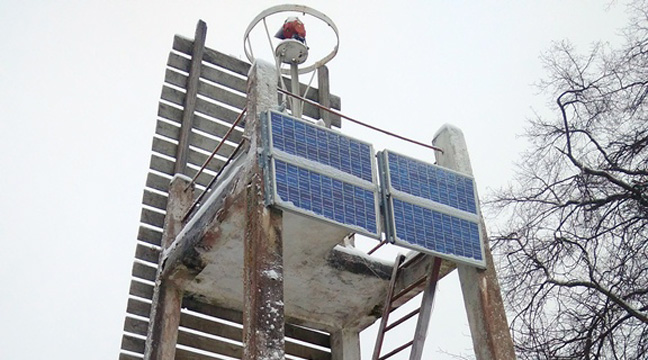 Aids to navigation in the seaport of Ust-Luga given to the North-Western Basin Branch