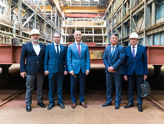 Non-propelled dredger Nikolay Rusanov keel laying solemn ceremony held