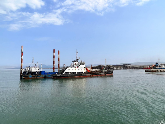 FSUE “Rosmorport” completes repair dredging in the seaport of Shakhtersk
