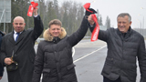 Solemn ceremony takes place to open a new motorway to Ust Luga Seaport