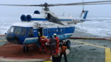 Kapitan Dranitsyn Icebreaker Takes Part in a Rescue Operation