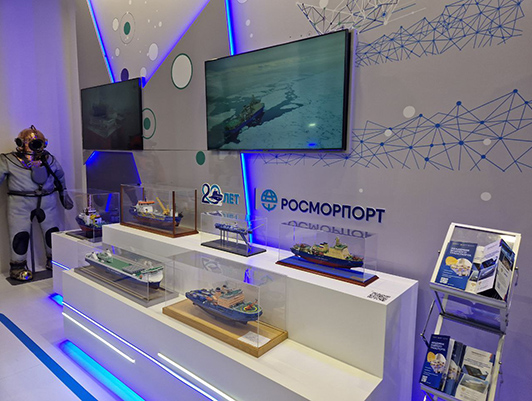 FSUE “Rosmorport” participates in the Russia on the Move Exhibition, which opened at VDNH