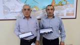 Makhachkala Branch employees awarded with watch engraved with Dagestan Republic Head name