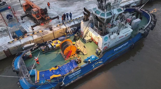 Tolbukhin tugboat joins the fleet of the Arkhangelsk Branch