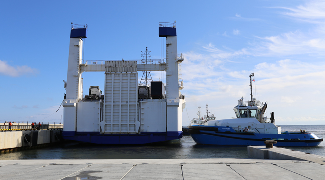 The North-Western Basin Branch starts providing mooring services at the sea terminal in the seaport of Kaliningrad