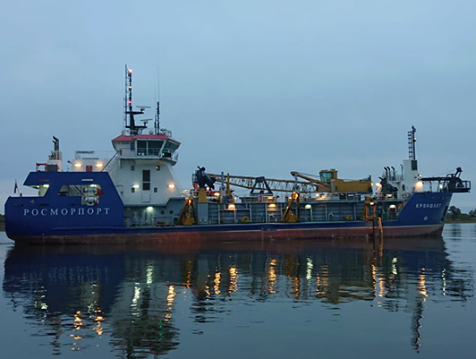 FSUE “Rosmorport” increases the number of dredgers to 12 for uninterrupted operation at the Volga-Caspian Sea Shipping Canal