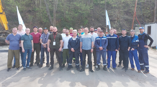 The Kaliningrad Department of the North-Western Basin Branch organizes a volunteer clean-up day in the town of Pionersky