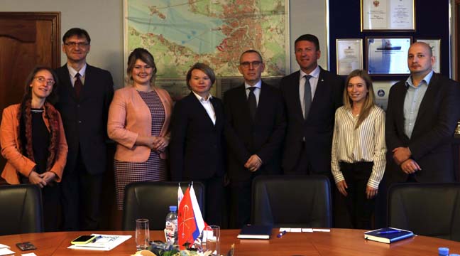 Belgian delegation visits North-Western Basin Branch