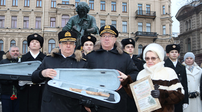 North-Western Basin Branch takes part in event dedicated to the memorable date of Peter I's receiving the shipwright's patent