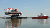 LSP-2 Topside Structure Complex Towing Operation Along Volga-Caspian Seaway Canal Has Begun