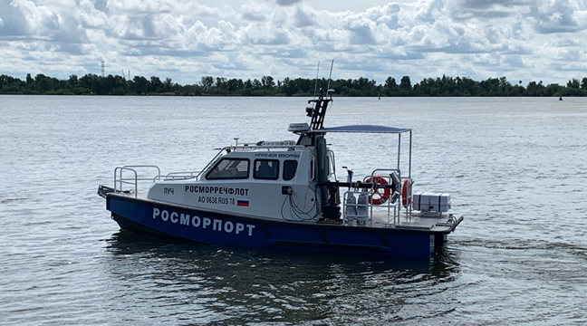 Luch motor boat joins the fleet of the Astrakhan Branch