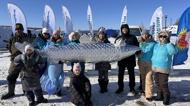 North-Eastern Basin Branch takes part in the Silver Smelt Interdistrict Ice Fishing Festival