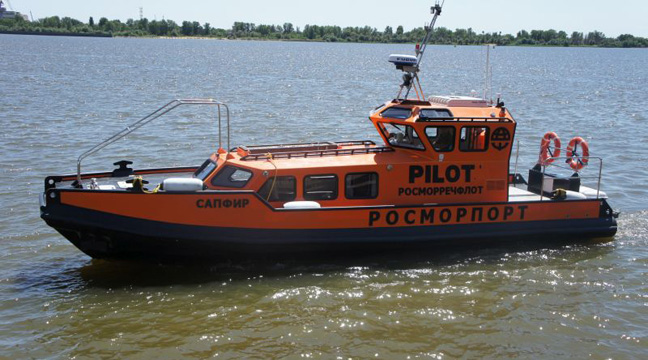 Fleet of Astrakhan branch of FSUE "Rosmorport" was replenished with Sapfir pilot boat