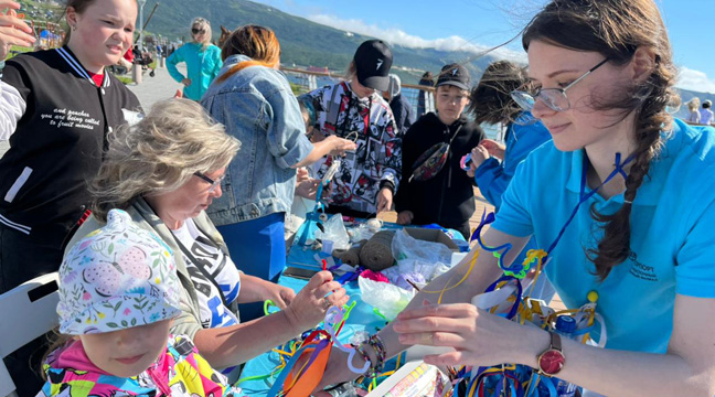 The Youth Council of the North-Eastern Basin Branch participates in the Family Picnic Festival